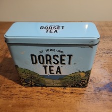 vintage Dorset Tea Tin Empty