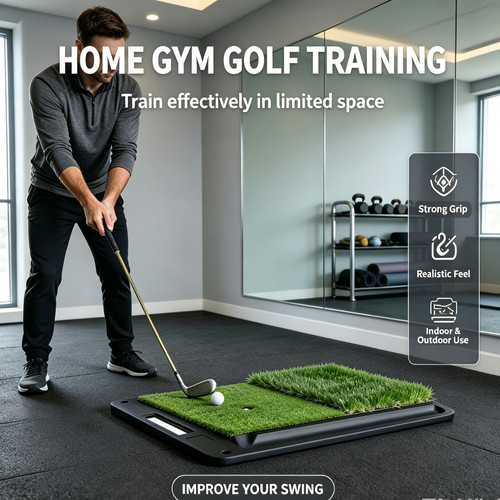 Golf hitting mat - hitting,