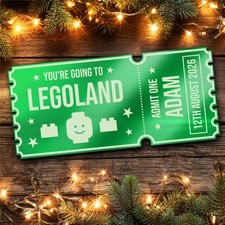 Green mirror acrylic ticket - mirror,
