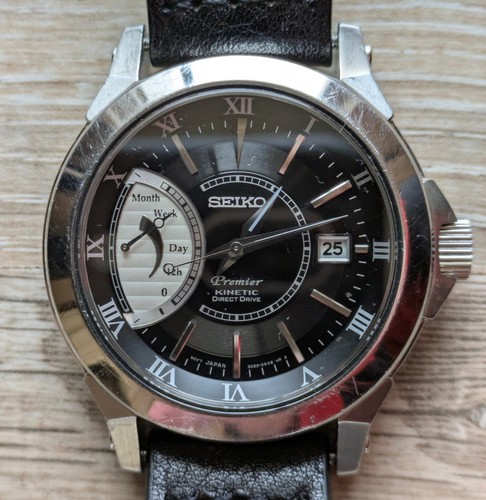 Seiko premier kinetic - kinetic, men's