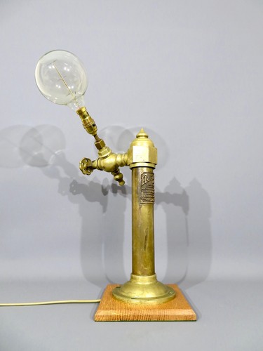 Antique brass water pump - water, by