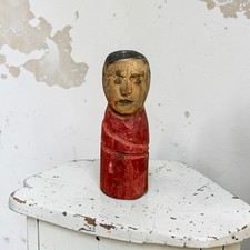 Antique French Wooden Monk