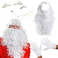 SANTA COSTUME SET WIG BEARD