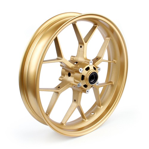 Complete gold front wheel rim - gold,