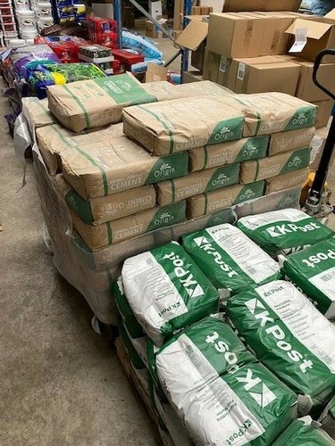 Pallet 25kg bags - pallet, x