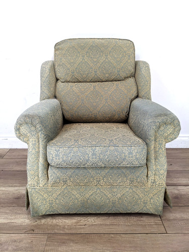 Armchair damask patterned - armchair,