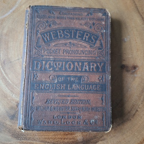 Webster pocket pronouncing - webster's,