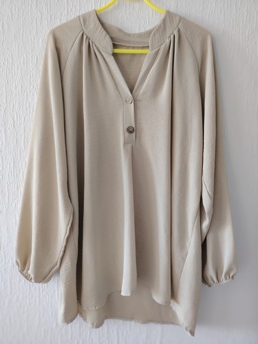 Ladies beige blouse - ladies,