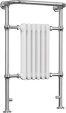 Towel Rail Gloss White H963xW583mm Traditional Steel 1631 BTUs|RRP £488