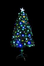 Pre-Lit Christmas Tree Fiber