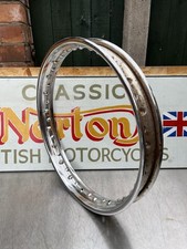 Triumph Unit 650/750 Dunlop WM2-19 Rim Conical Front Hub 40 Hole