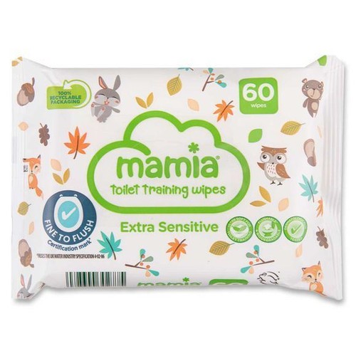 Mamia toilet training wipes - toilet,
