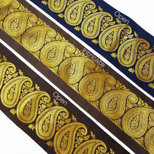 10cms wide paisley - wide, trim