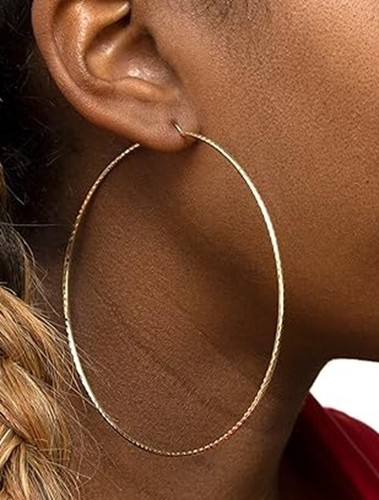 Genuine 9ct large textured - genuine,
