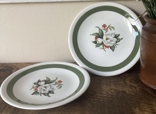 Wedgewood Enoch Side Plates 18 Cms X 2 Rare