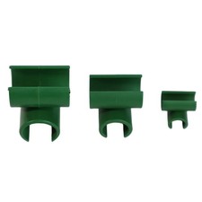 100PCS 360 Degree Rotatable Trellis Clips for Garden Stakes Rod Connection