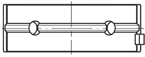 Mahle crankshaft bearings - , pair