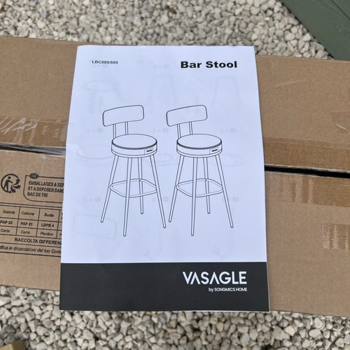 Vasagle bar stool set 2 - set,
