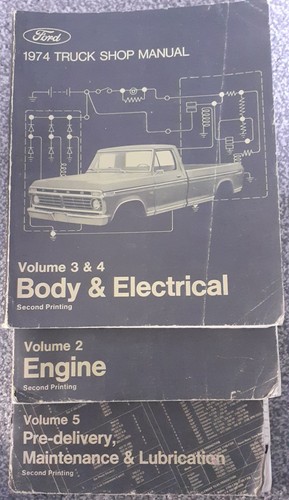 1974 ford truck manuals - ford, manuals.