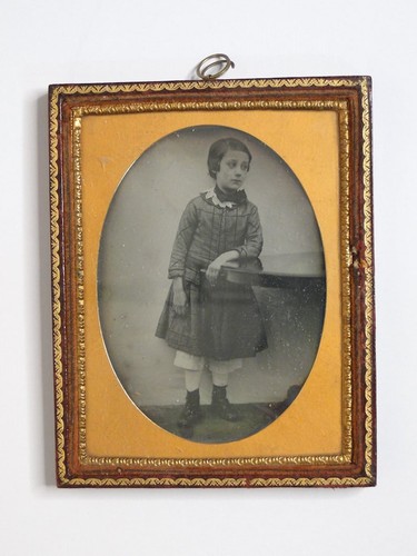 Plate cased ambrotype of - 1/4,