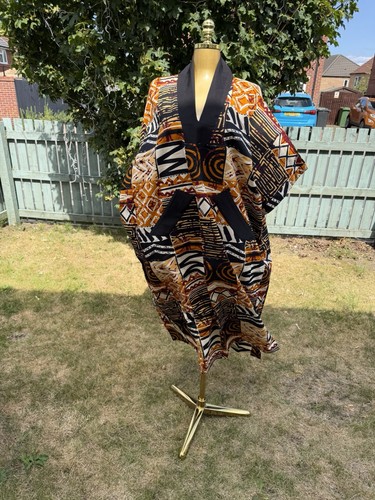 Three quater ankara african - three,