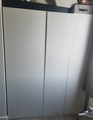 Ikea 140x181cm wardrobe white - ikea,