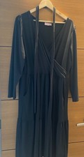 Popsy black wrap gathered