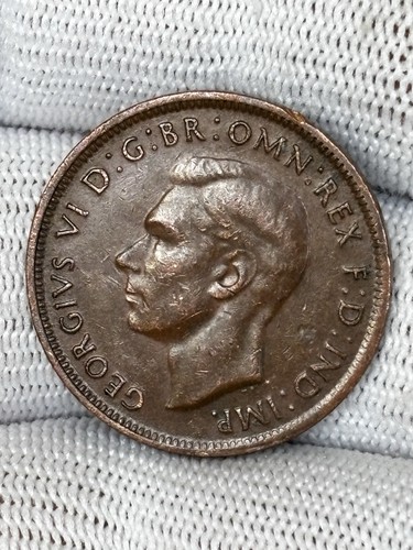 Australia half penny 1943 - half,