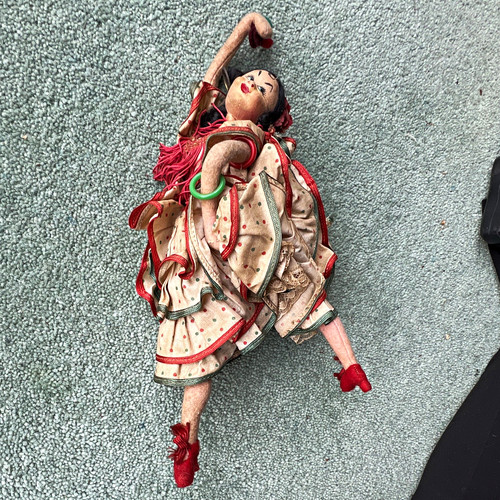 Vintage rag cloth girl - rag,