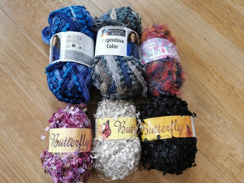 400g fancy scarf yarn mixed - fancy,
