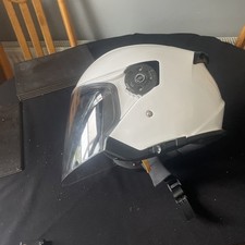 VCAN V586 MOTORCYCLE HELMET TWIN VISA USED