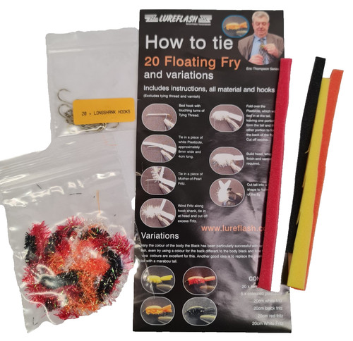 Fly tying kit floating fry - fly, how