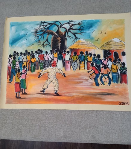 African village dance - african,