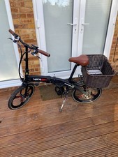 Pedibal Navigata Twist Throttle Electric Folding Bike plus accessories
