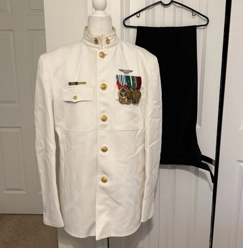 Navy officer dress white - navy,