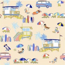 Fat Quarter Windham Bathing