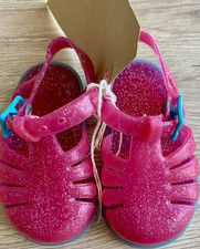 Pink Glitter Jelly Girls Shoes