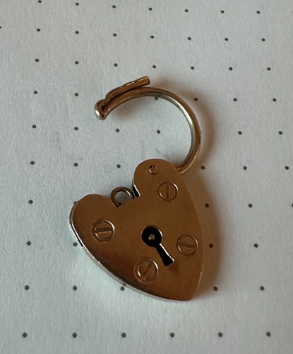 Vintage yellow gold heart - vintage,