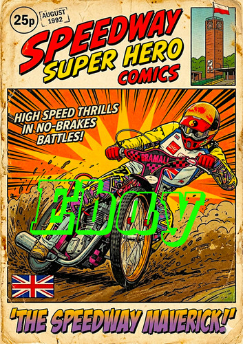 Gary havelock speedway comic - speedway,