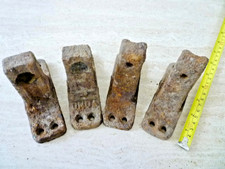 4 Original Vintage Cast Iron