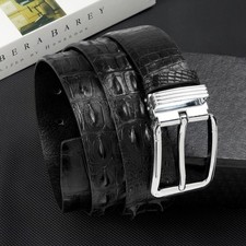 Real Crocodile Men's Skin Belt