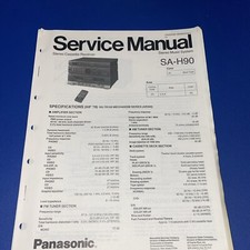 Panasonic Service Manual