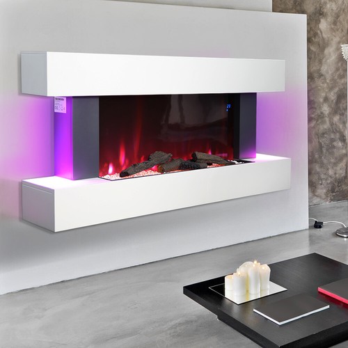 Wall mounted electric fire - wall,
