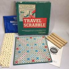 Vintage Travel Scrabble by