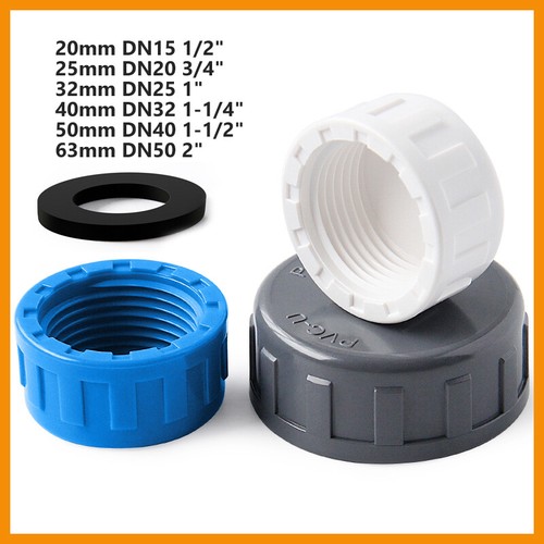 Pvc female thread end - pvc, cap