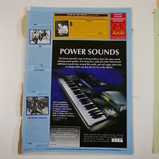 21x30cm magazine cutting 1995 KORG X5 / X3