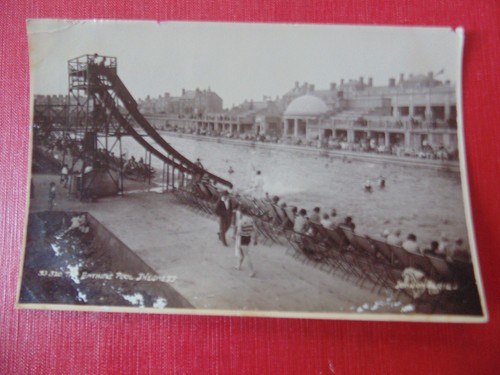 Skegness the bathing pool - the, pool,