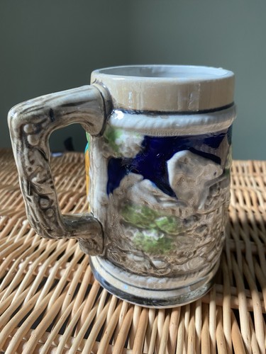 Vintage german beer stein mug - german,