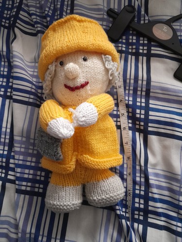 Homemade knitted queen with - homemade,