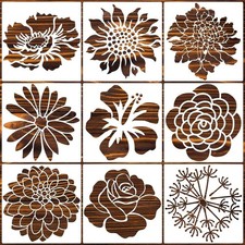 Large Flower Stencils for